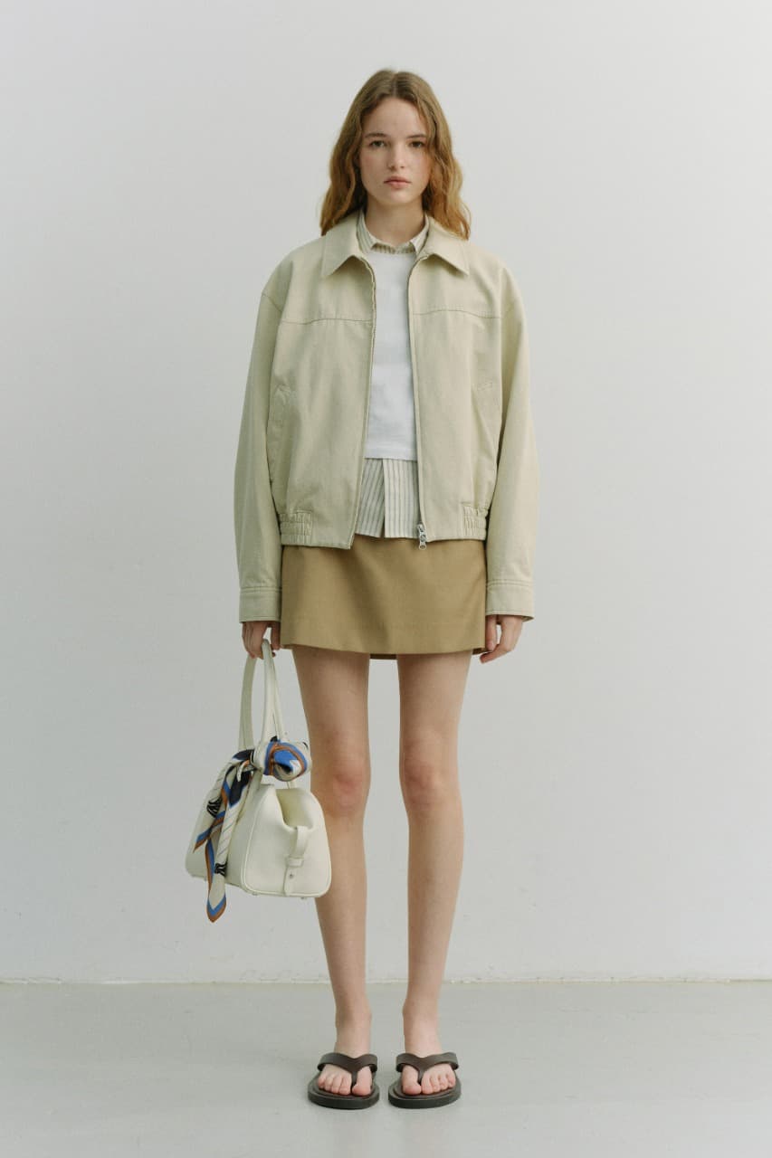MICRO MINI SKIRT BEIGE_UDSK6A205I2