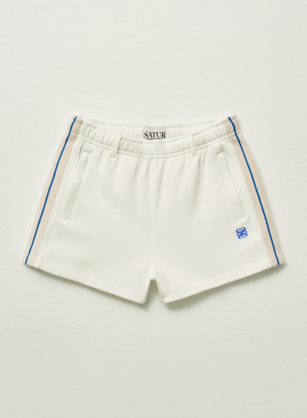 (W) Lawton All Day Track Shorts - White