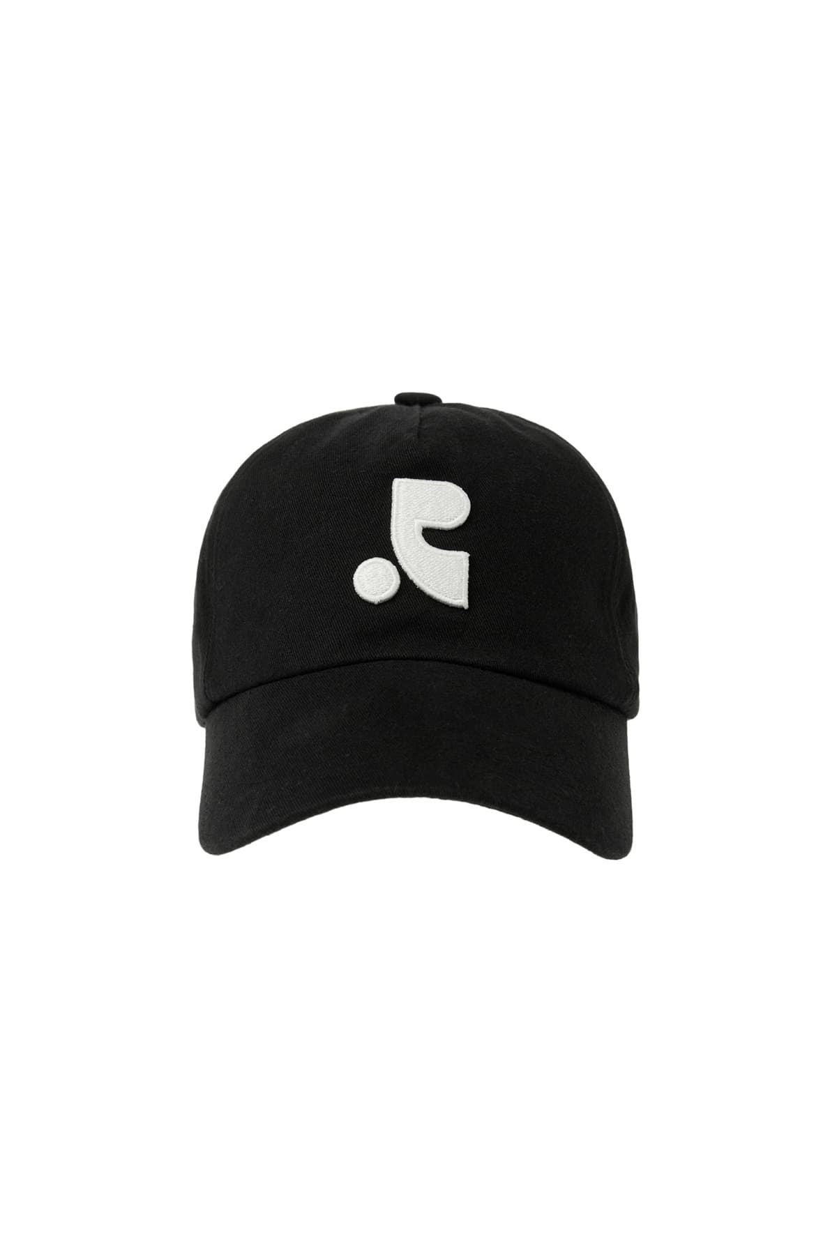 RR LOGO COTTON BALL CAP - BLACK