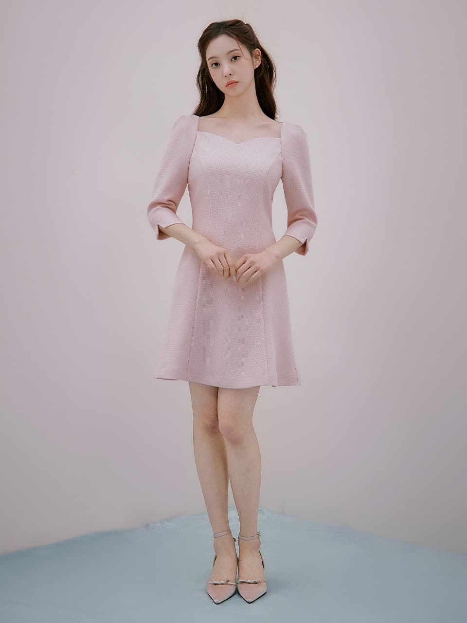 Amelie Heart Mini Dress