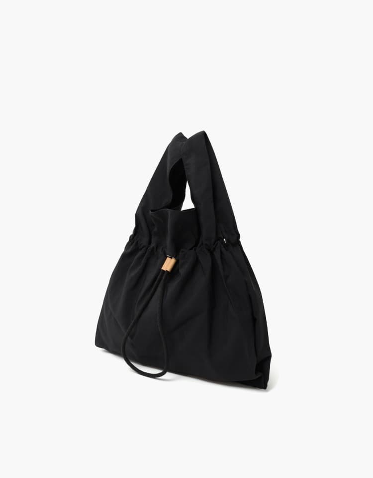 string coffee bag - black