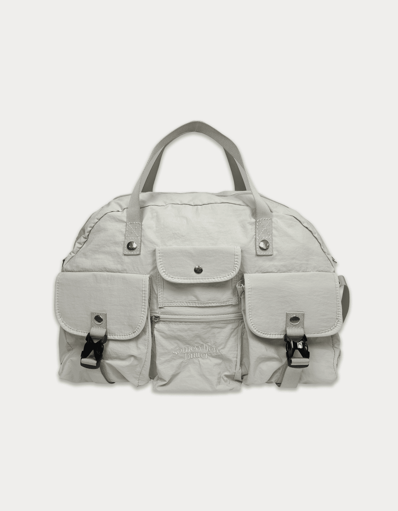 PP boston bag - ash mint