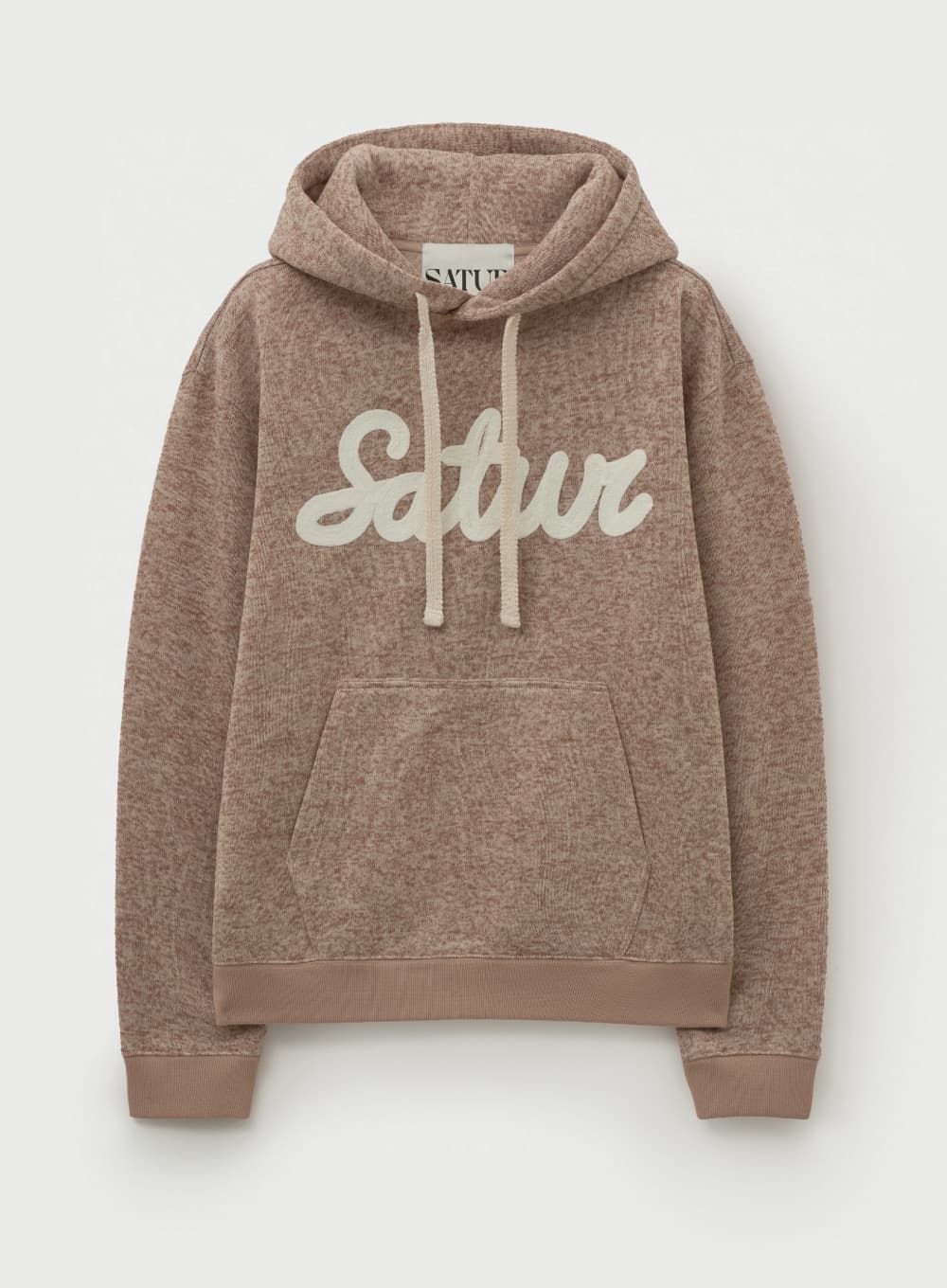 Lugo Heather Terry Hoodie - Brown