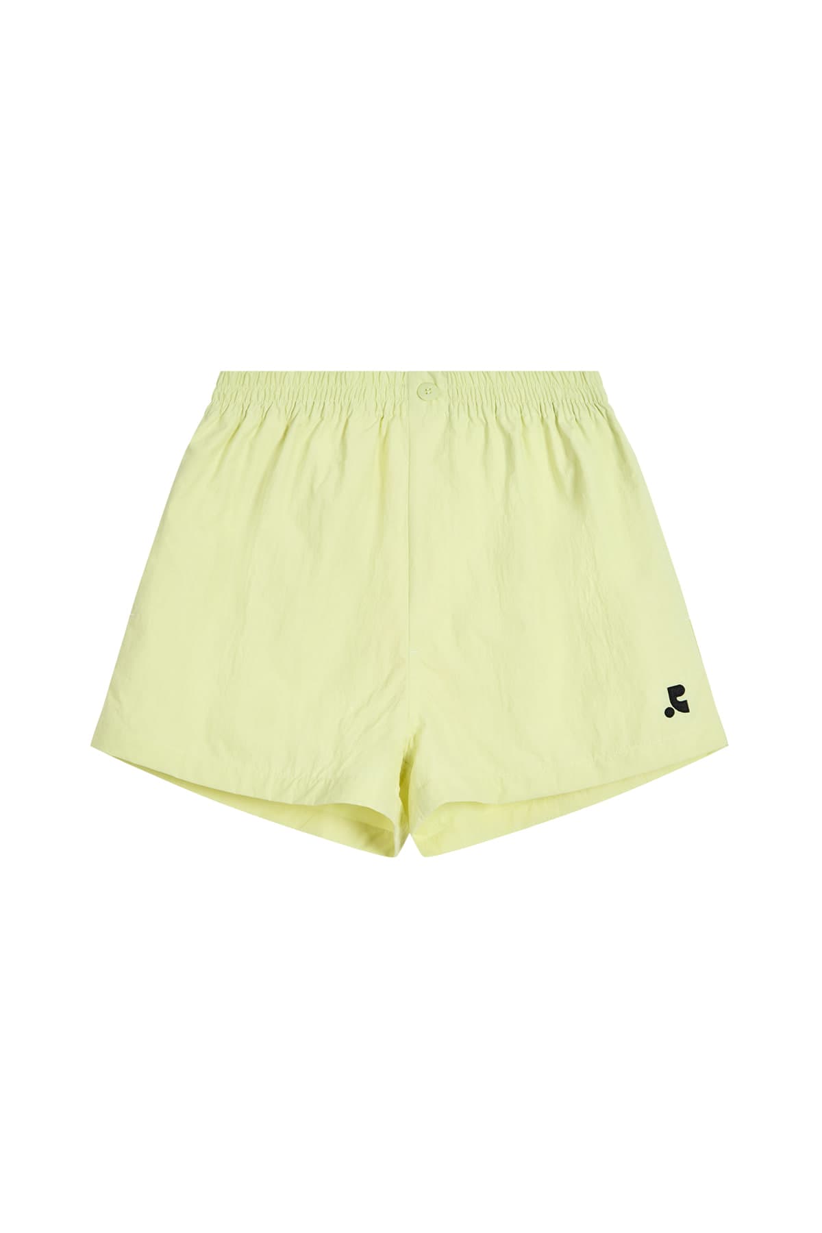 BUTTON EASY SHORTS - YELLOW