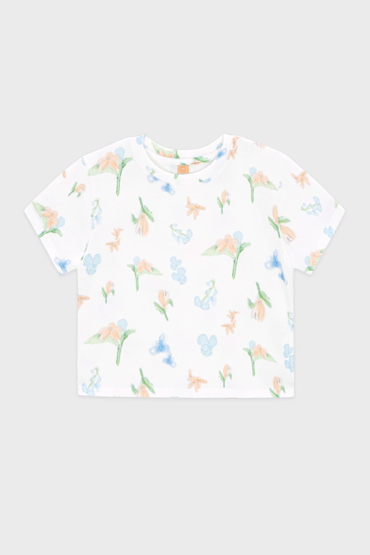 Multi Flower T-Shirts (Cream)