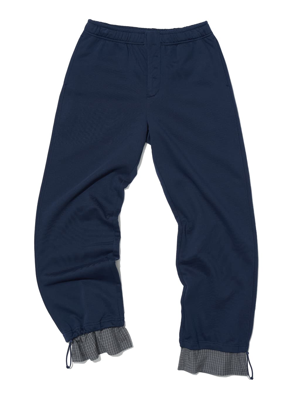 LAYERED HEM SWEATPANTS_NAVY