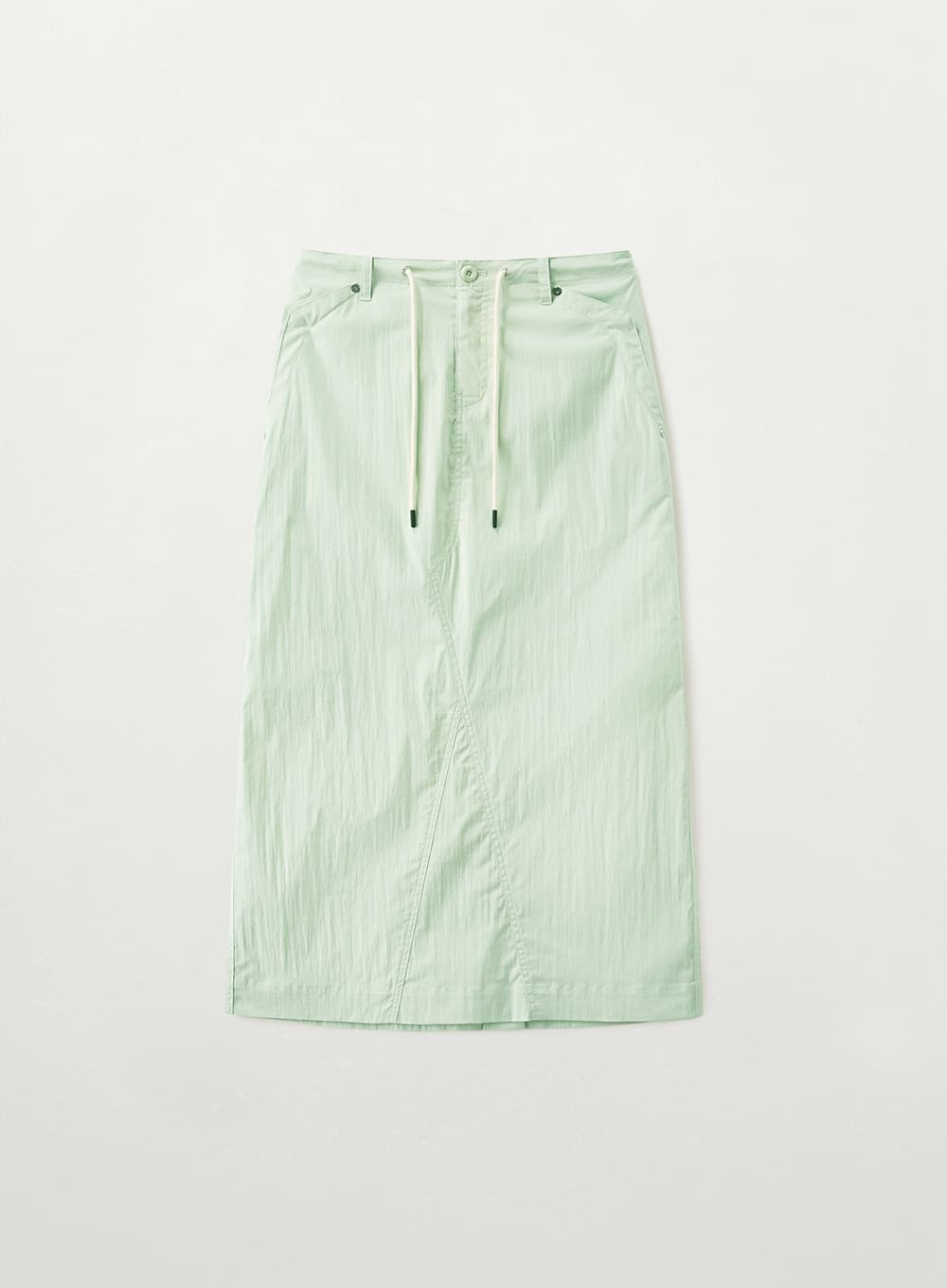 (W) Parachute Long Skirt - Mint