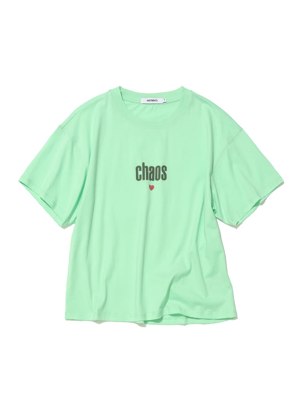 POSITIVE CHAOS PRINTED TEE_APPLE MINT