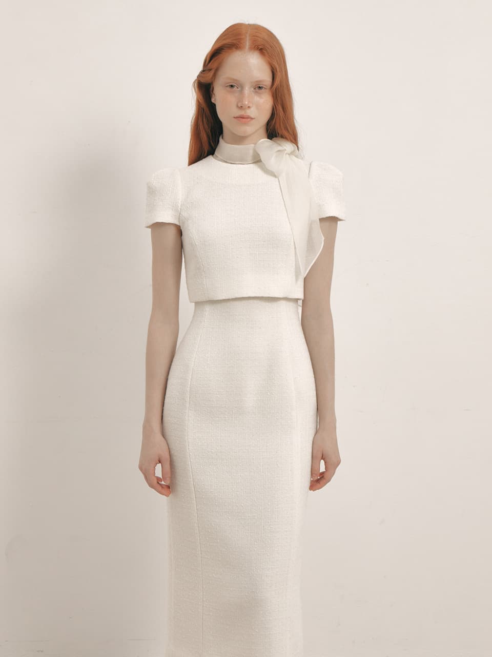 Overlay Scarf Dress(2color)