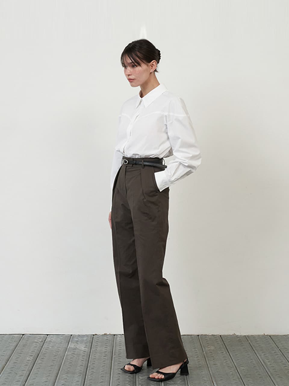 Pintuck Cotton Pants(4color)