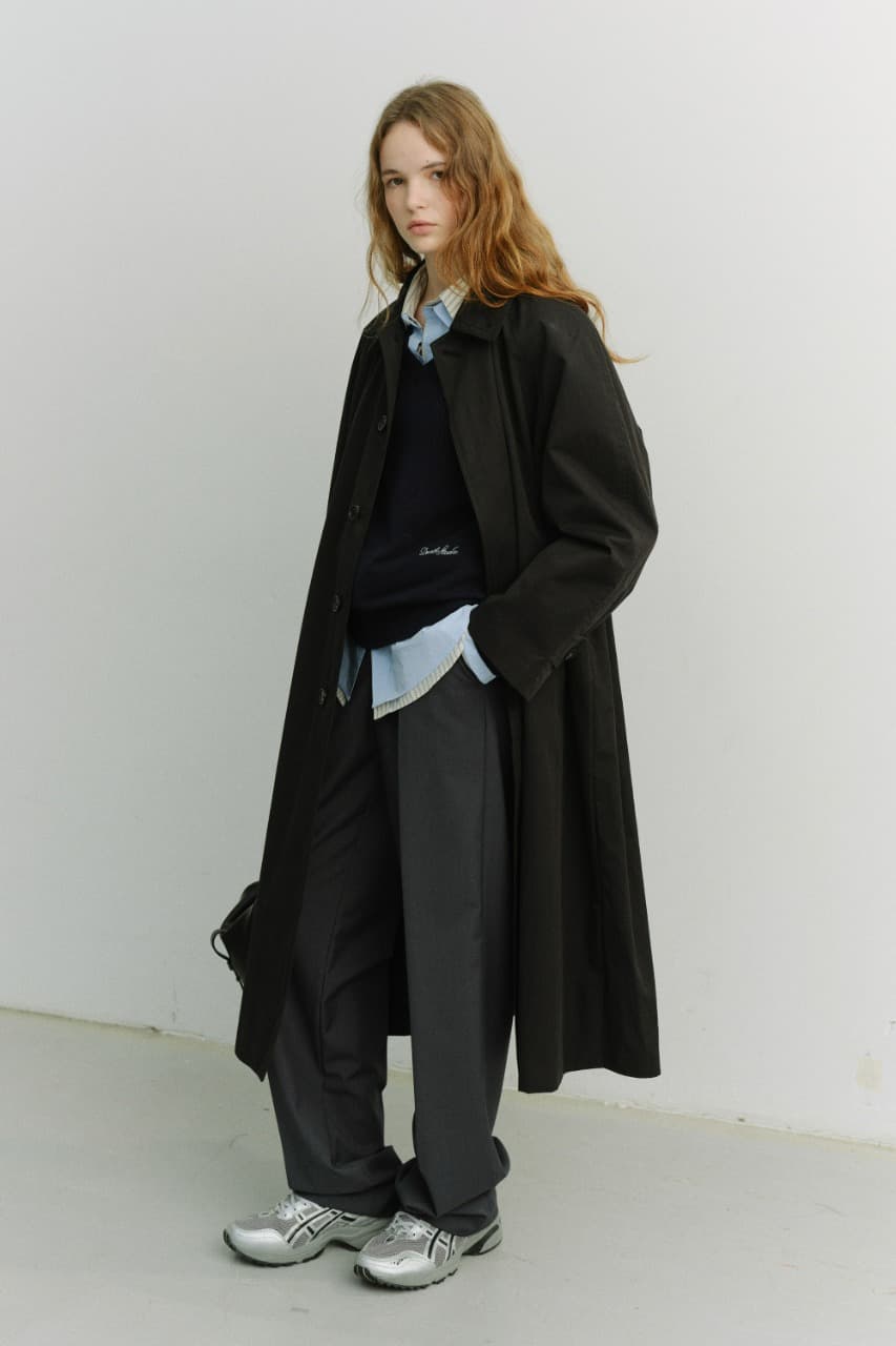 UNISEX REFINED MAC COAT BLACK_UDTR6A101BK