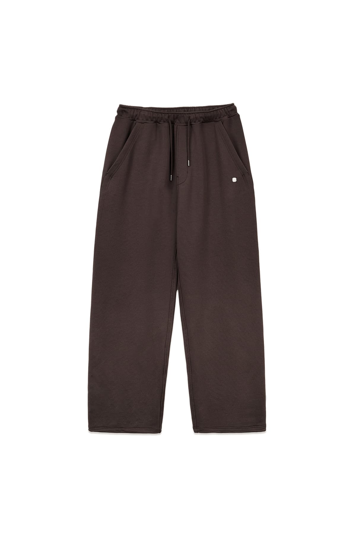 BACK POCKET GLITTER SWEATPANTS FOR MEN IN BROWN