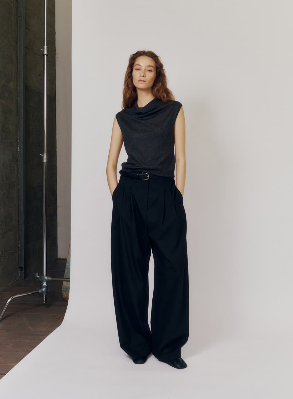 Donna Sleeveless Charcoal
