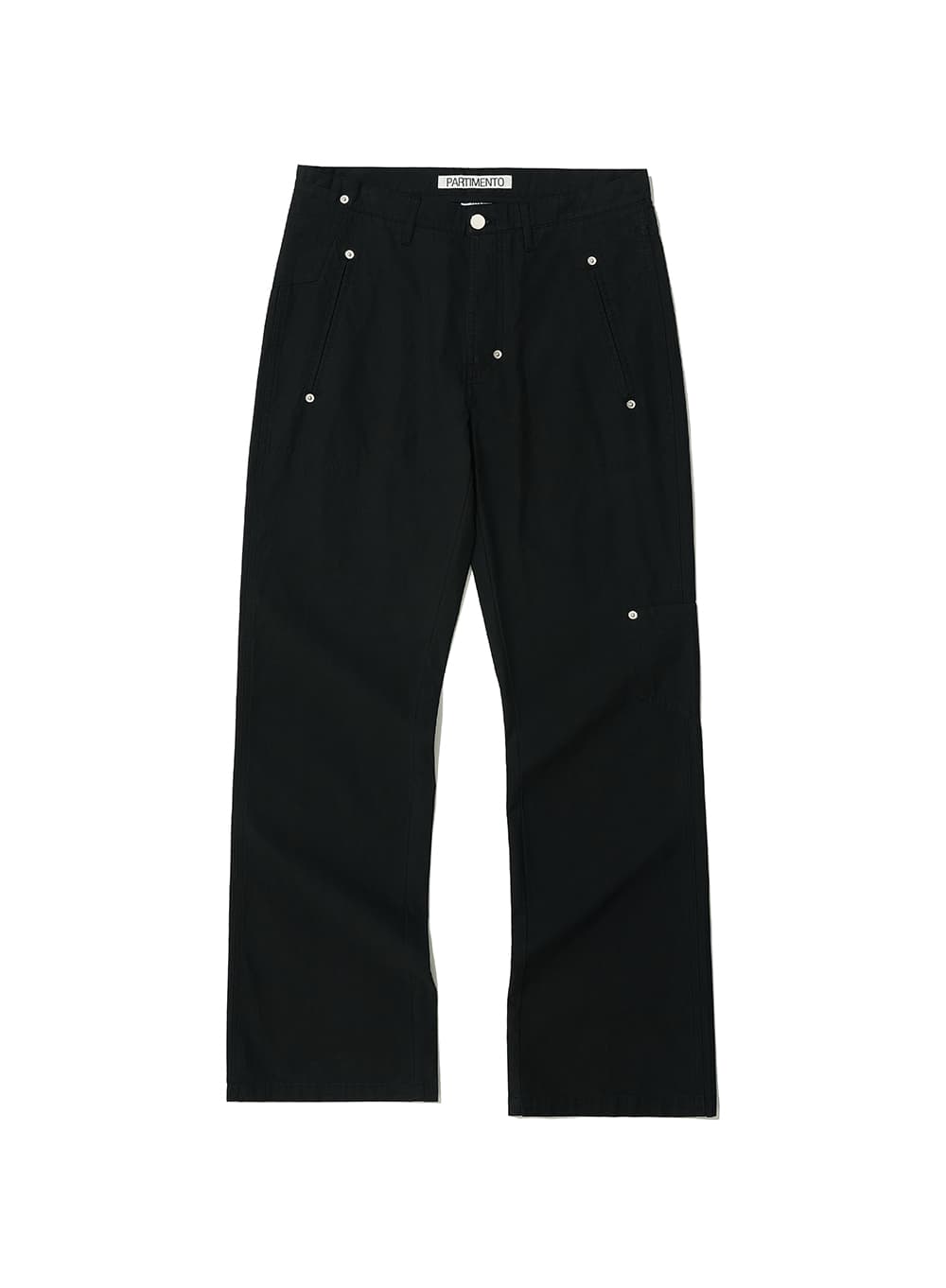 LOWRISE POCKET POINTED PANTS_BLACK