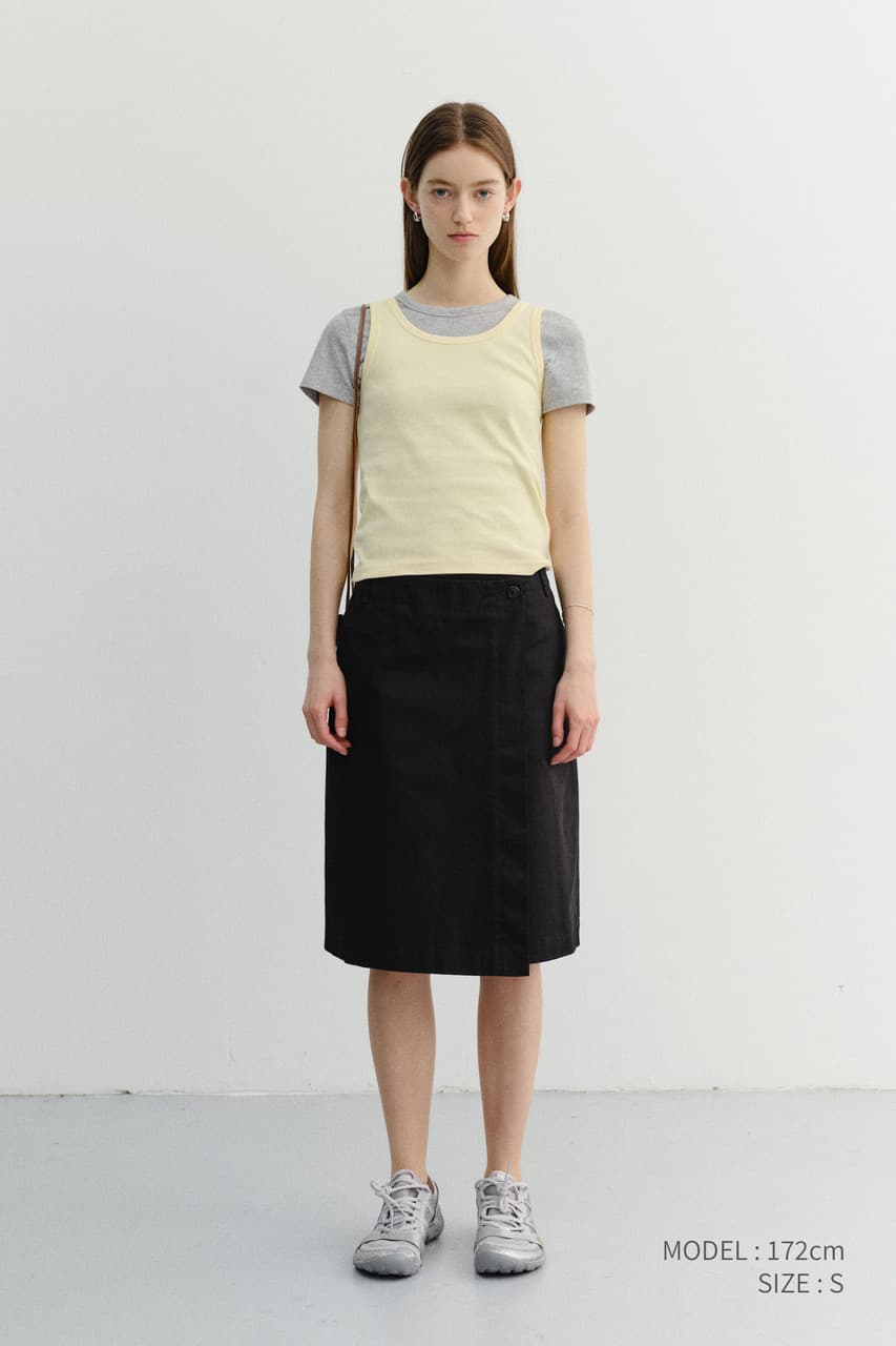 ESSENTIAL SLEEVELESS TOP BUTTER_UDTS6B228Y1