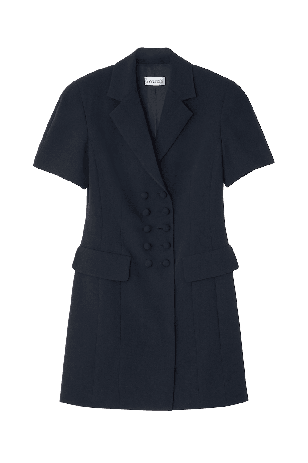 Tailored Jacket Mini Dress (Navy)