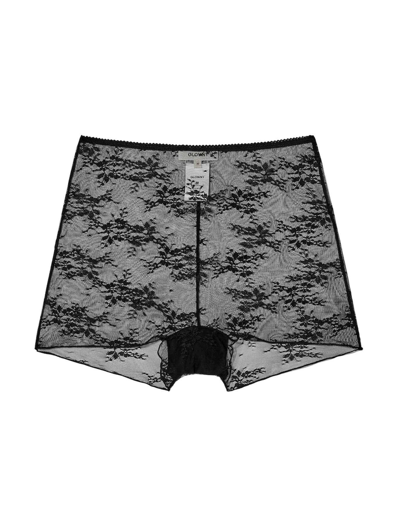 POLLY LACE BOYSHORTS (BLACK)