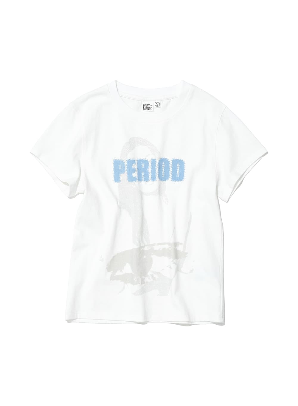 PERIOD PRINTED TEE_WHITE