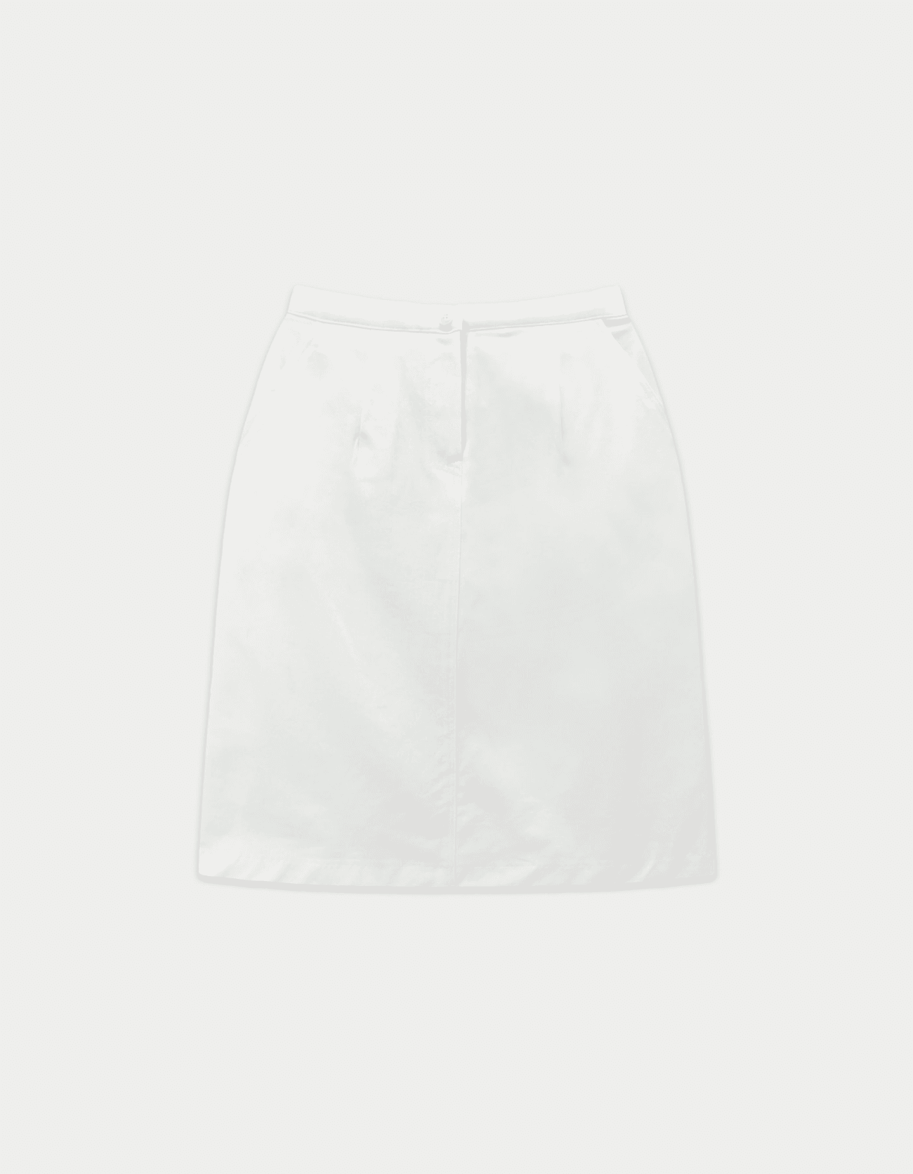 Penny Cotton Midi Skirt - Ivory