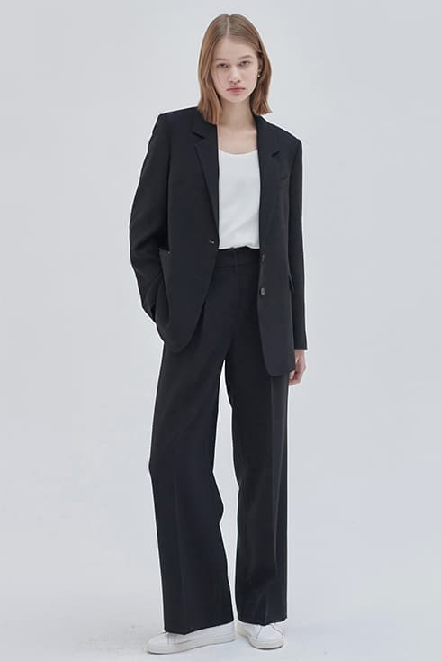 24SN new wide pants [BK]