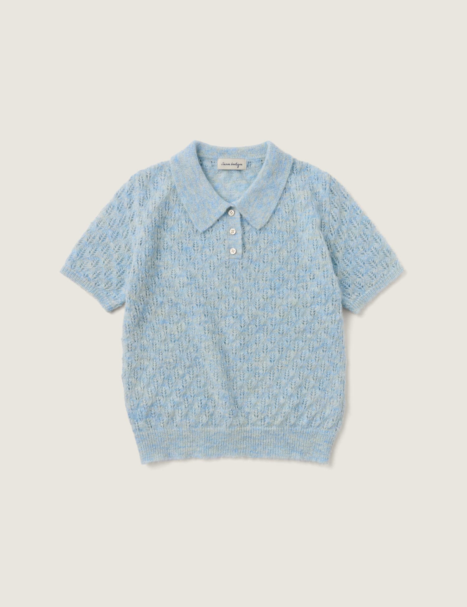 Casa Collar Knit (Blue)