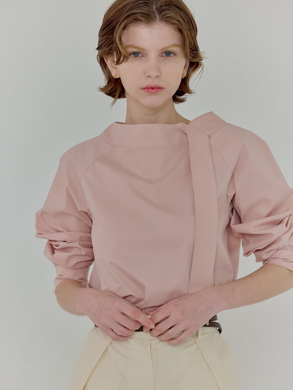 Side Tie Blouse(4color)