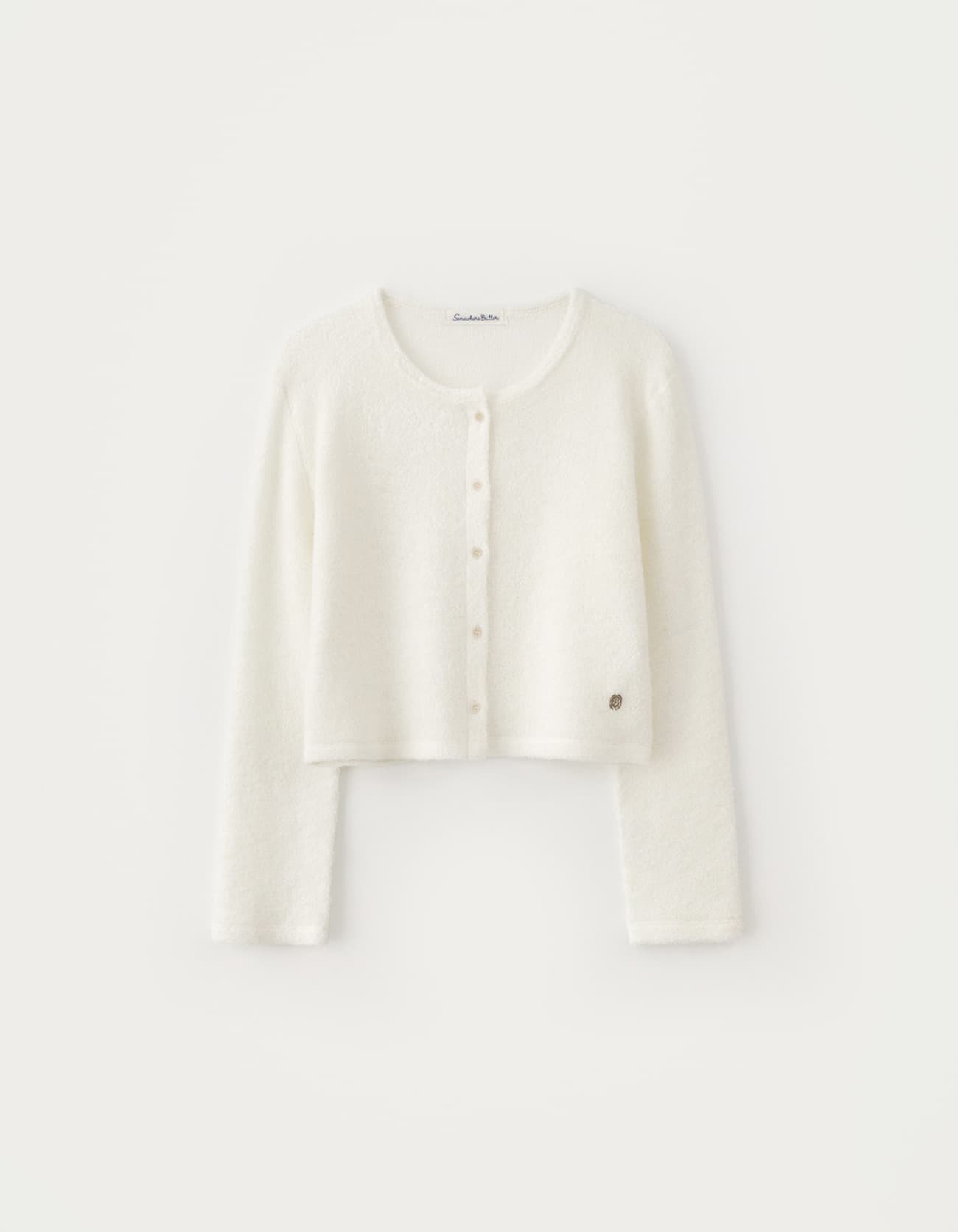 Nutty Hairy Cardigan - Ivory