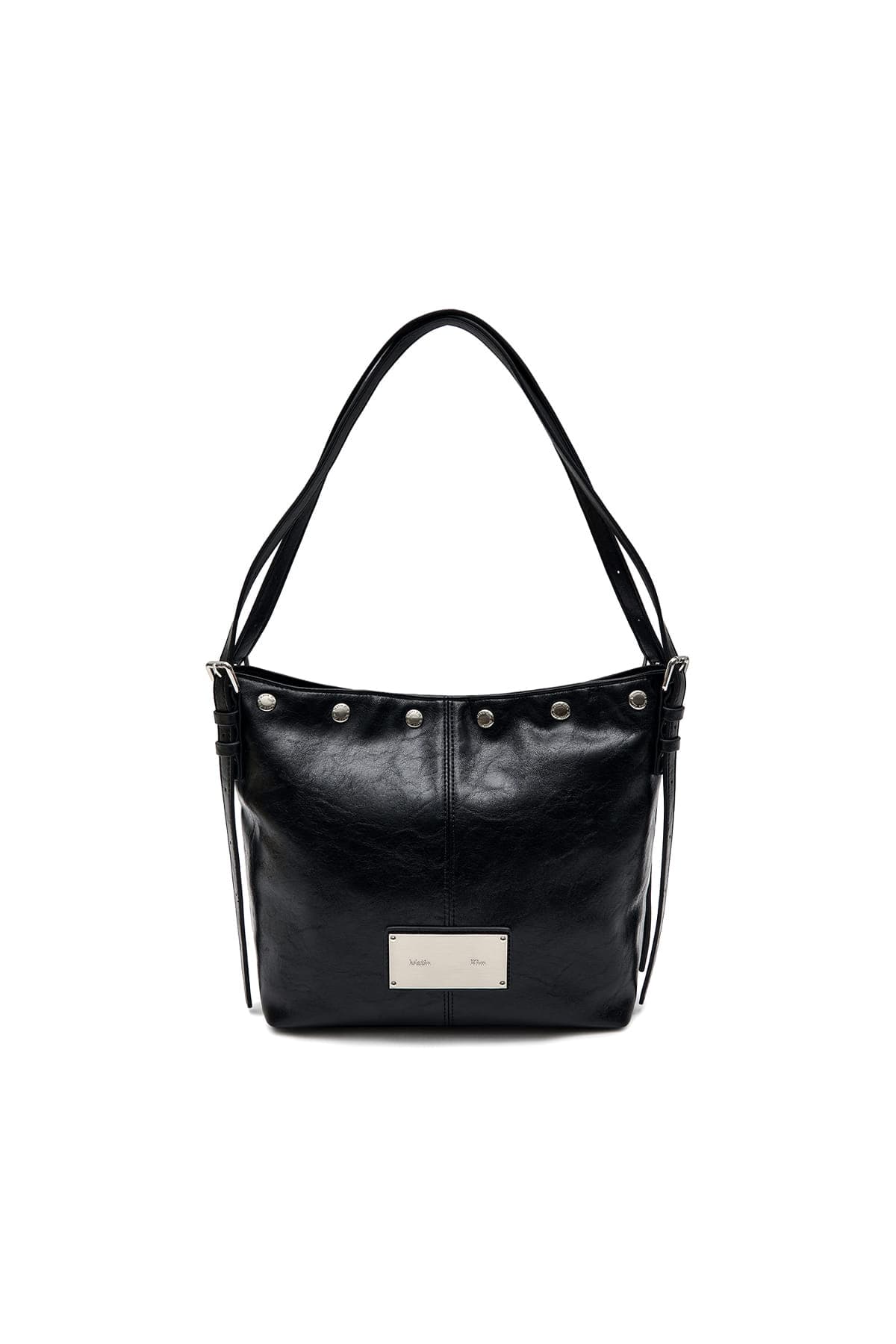 MATIN STUD POINT SMALL SHOULDER BAG IN BLACK