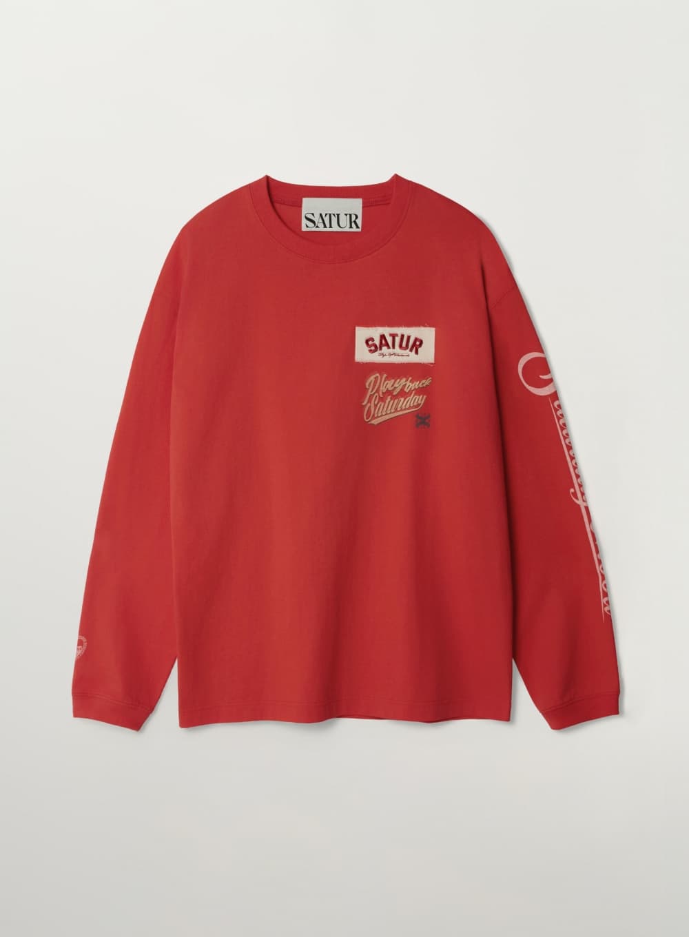 90s Playback Long Sleeve - Red