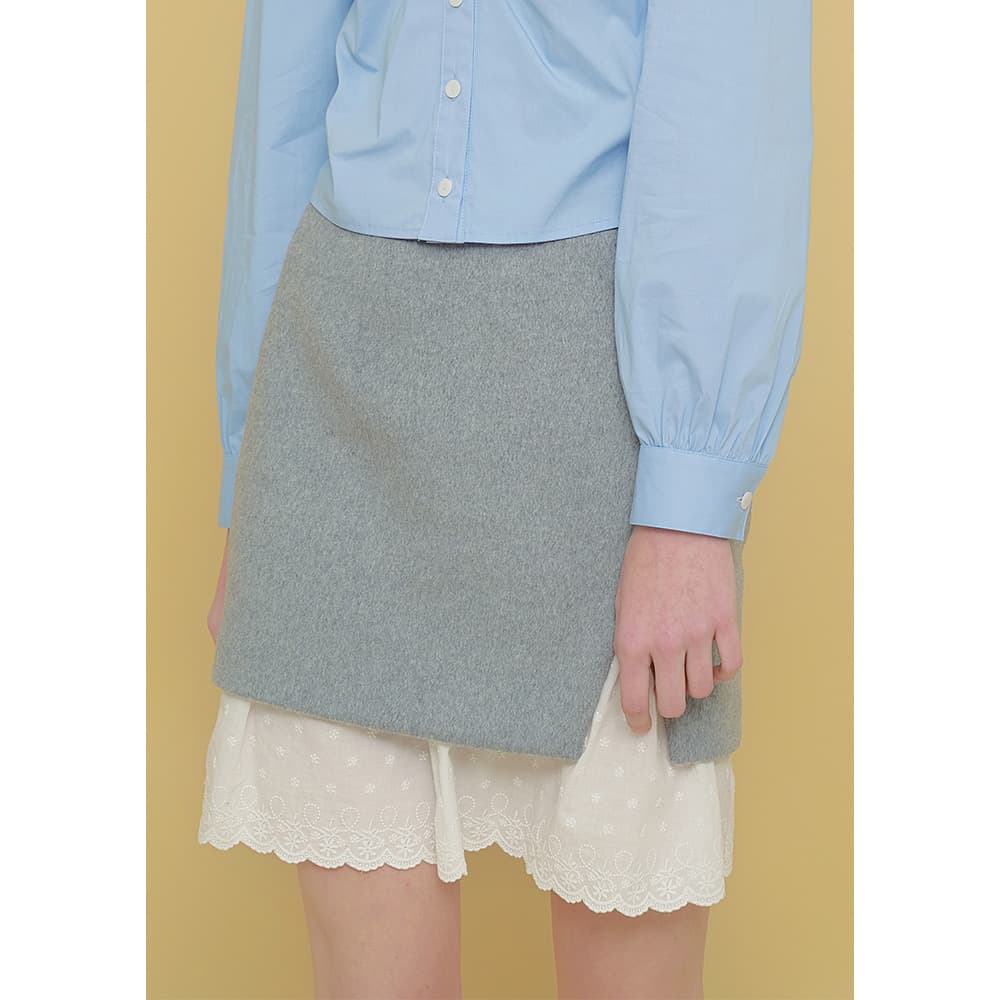 broderie anglaise skirt