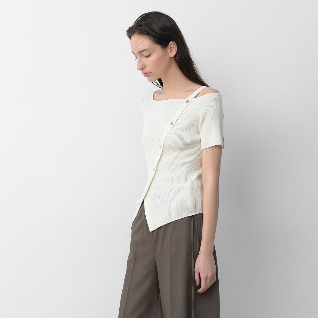 (Z-T-7080)MORGAN2 SEMI SLIM KNIT