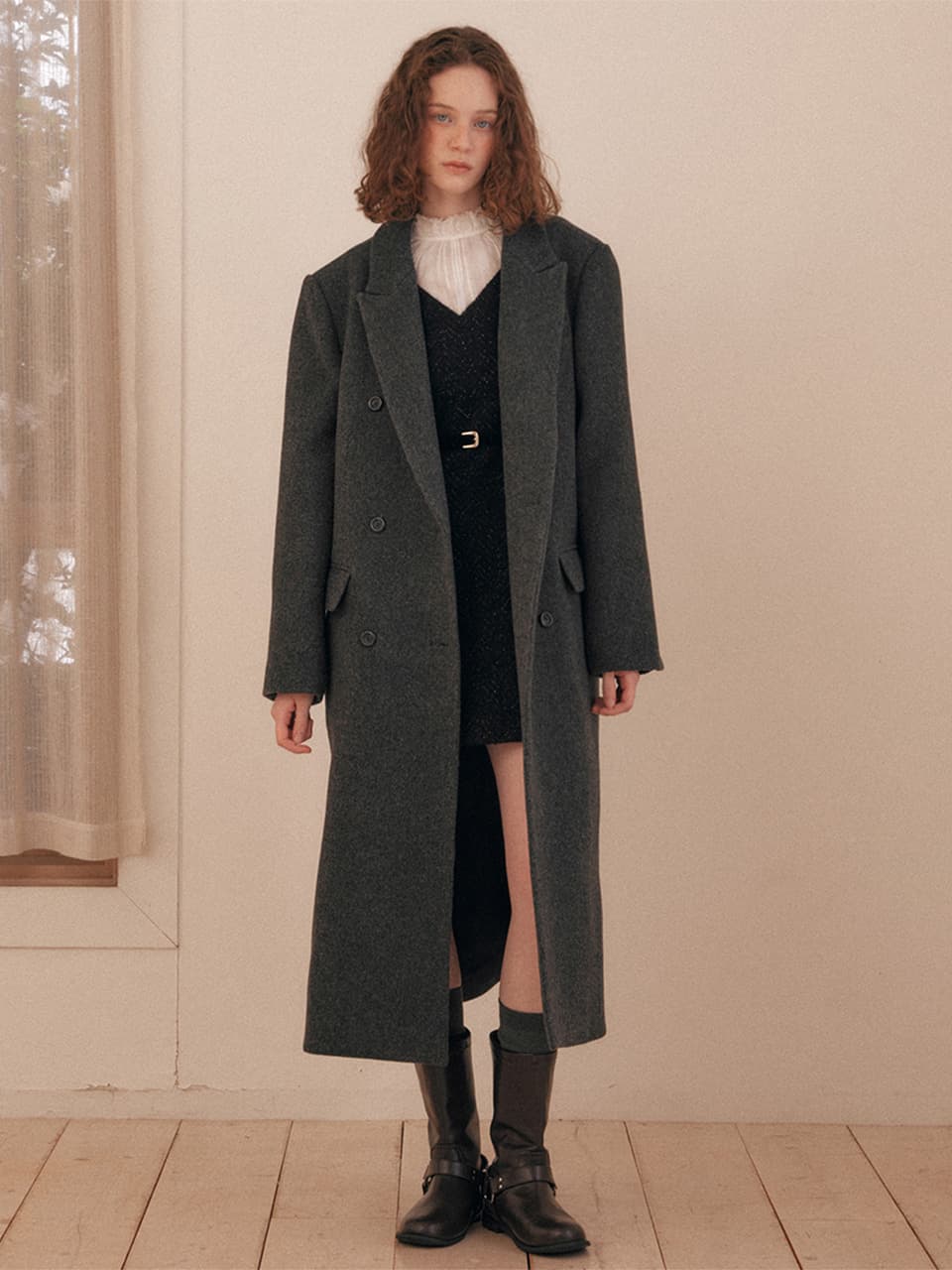 Classic Double Wool Coat(2color)