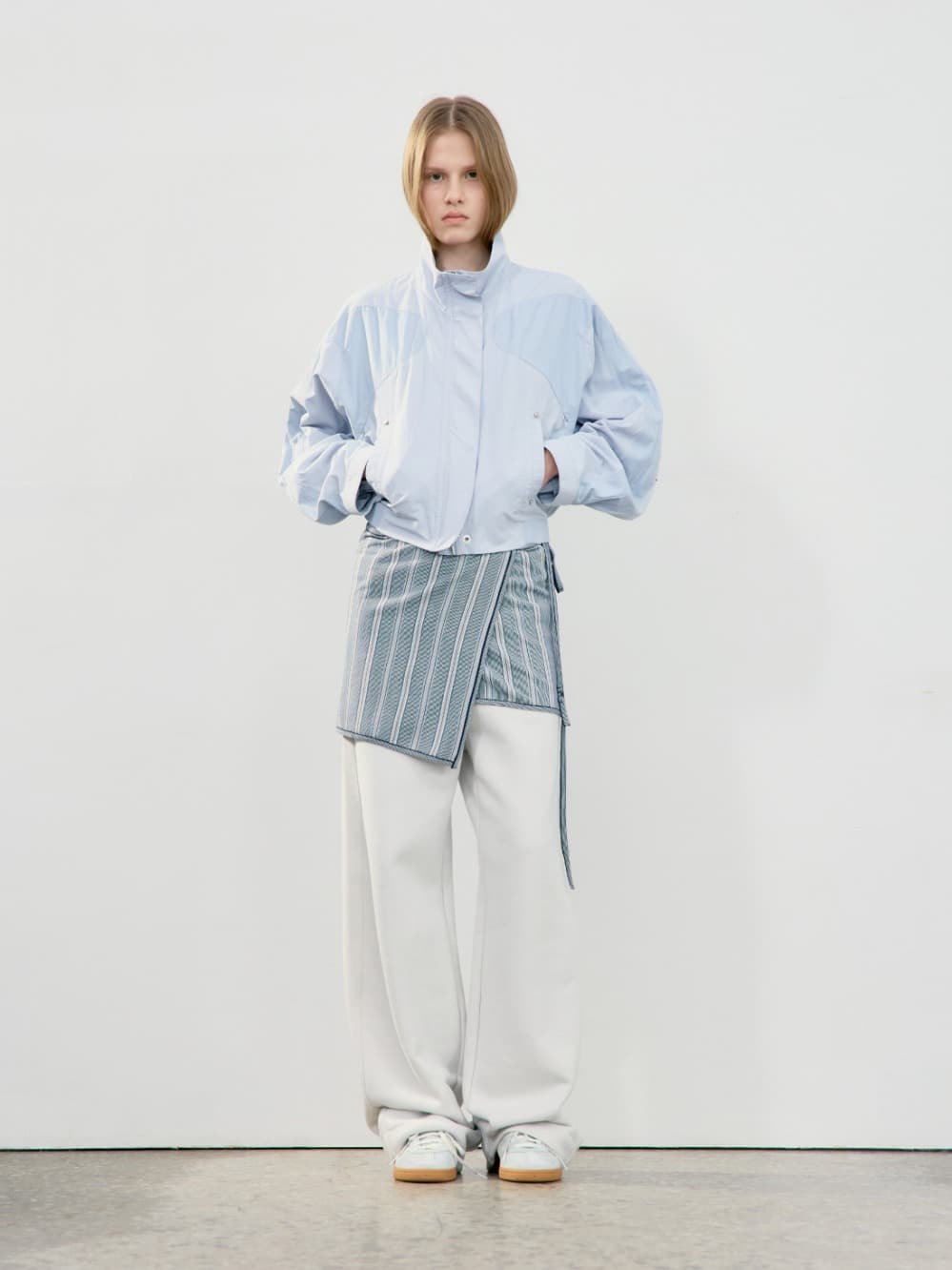 Jersey Cocoon Fit Pants_Light Grey