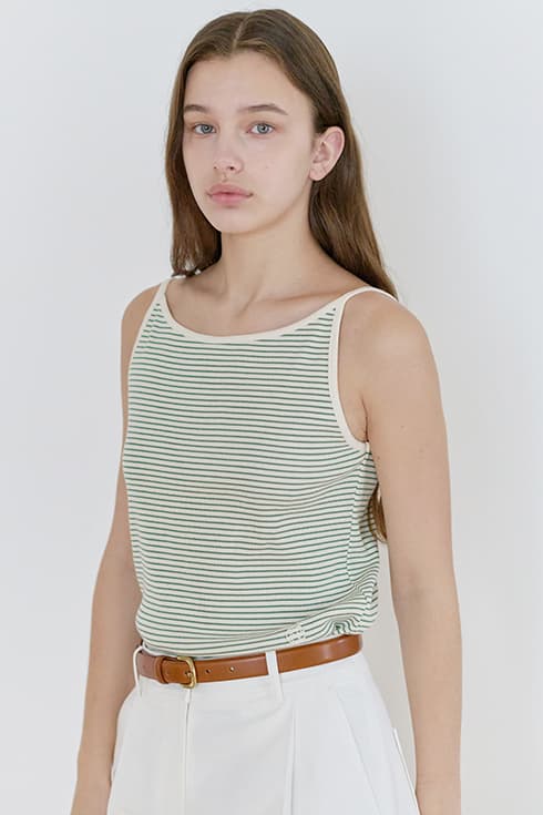 25N summer two-way sleeveless t-shirts [3colors]