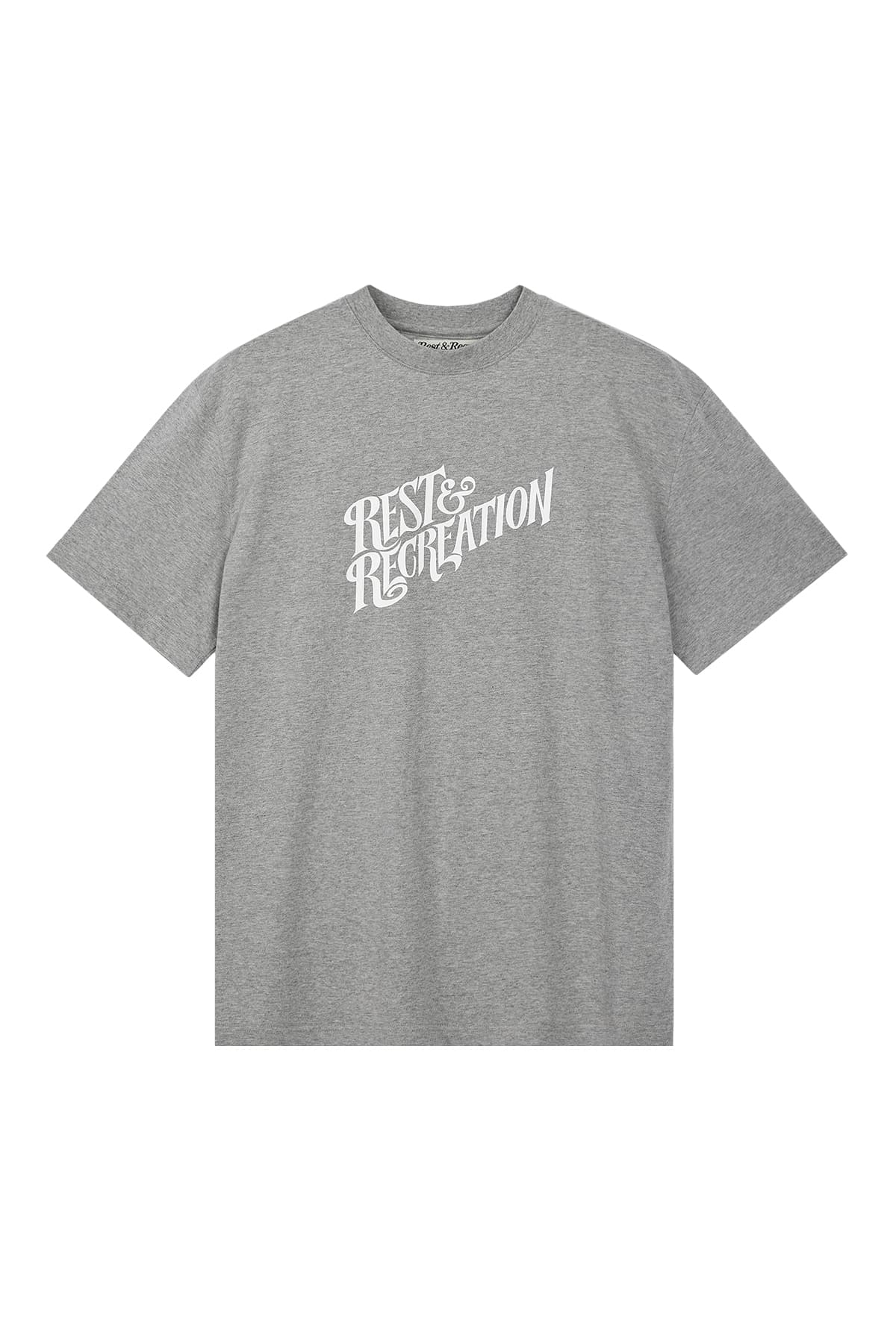 OVERSIZED WAVE LOGO T-SHIRT - GREY