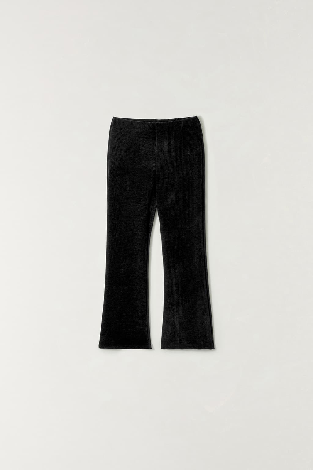 윈터 골지 밴딩 팬츠 BLACK