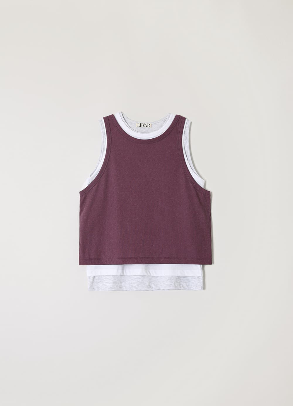 3-Way Layered Sleeveless PACK - Dusty Plum