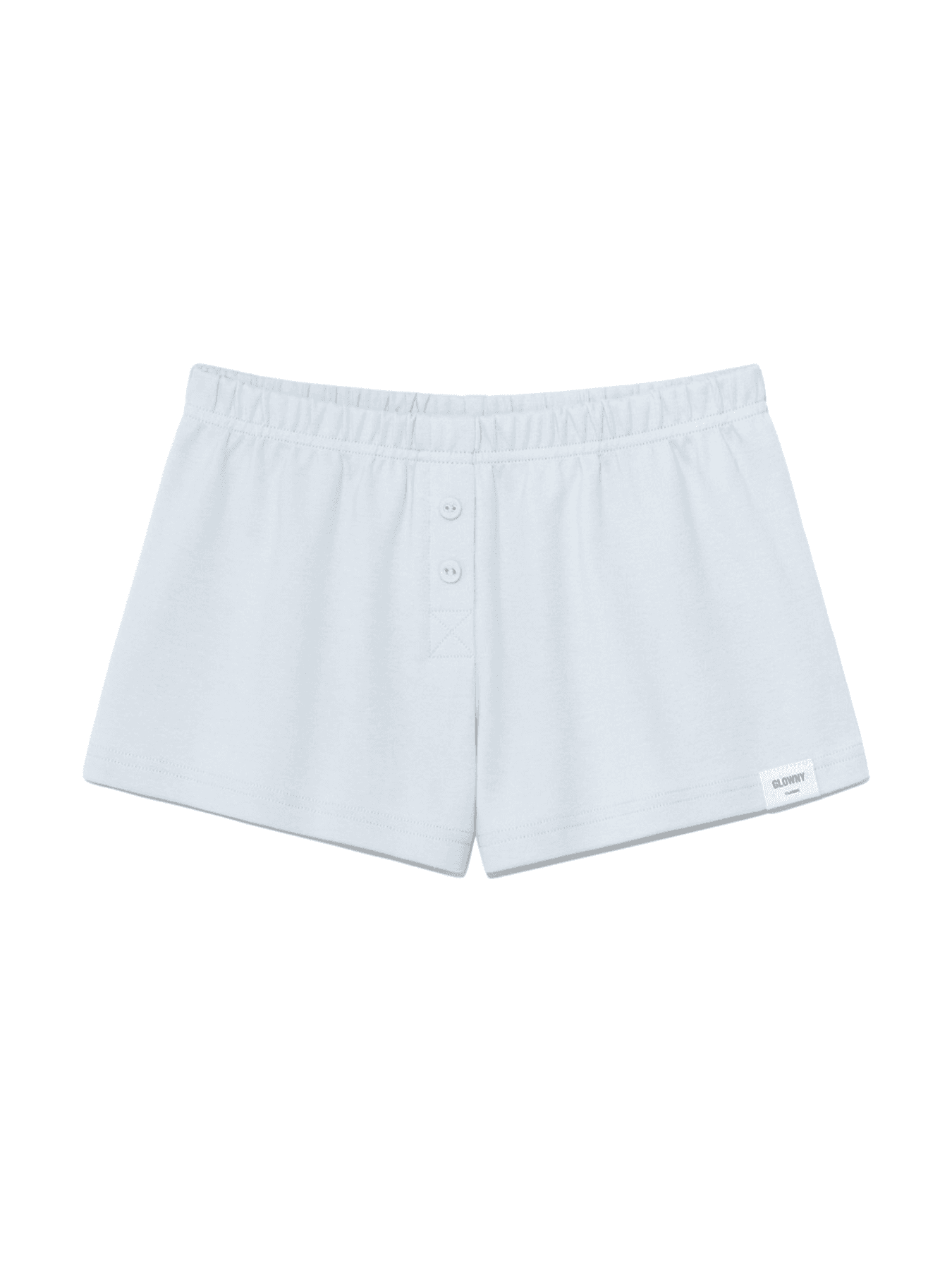 BUTTON FLY MINI SHORTS (COTTON CANDY)