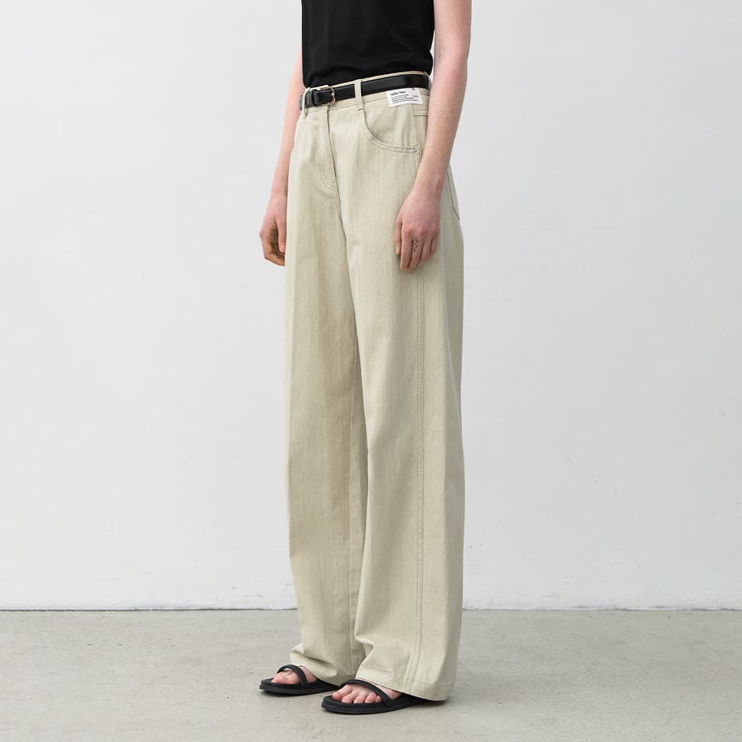 (Z-PT-5656)ESSENTIAL COTTON TWILL PANTS