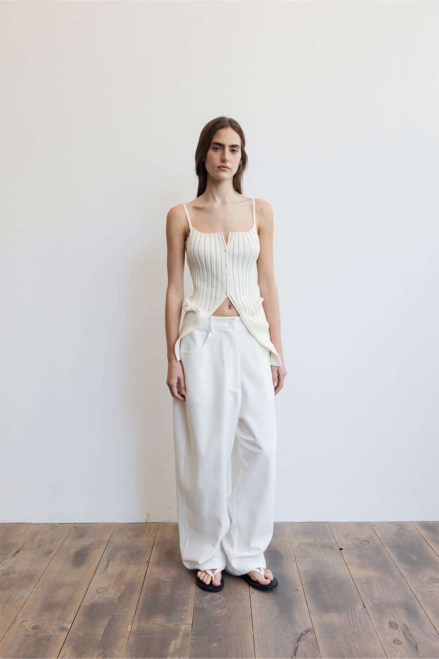 OBLONG PANTS [WHITE]