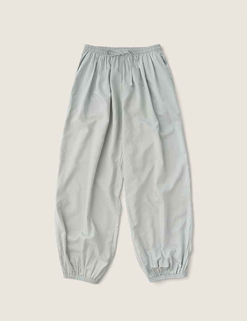 Lillian Shirring Pants (Mint)