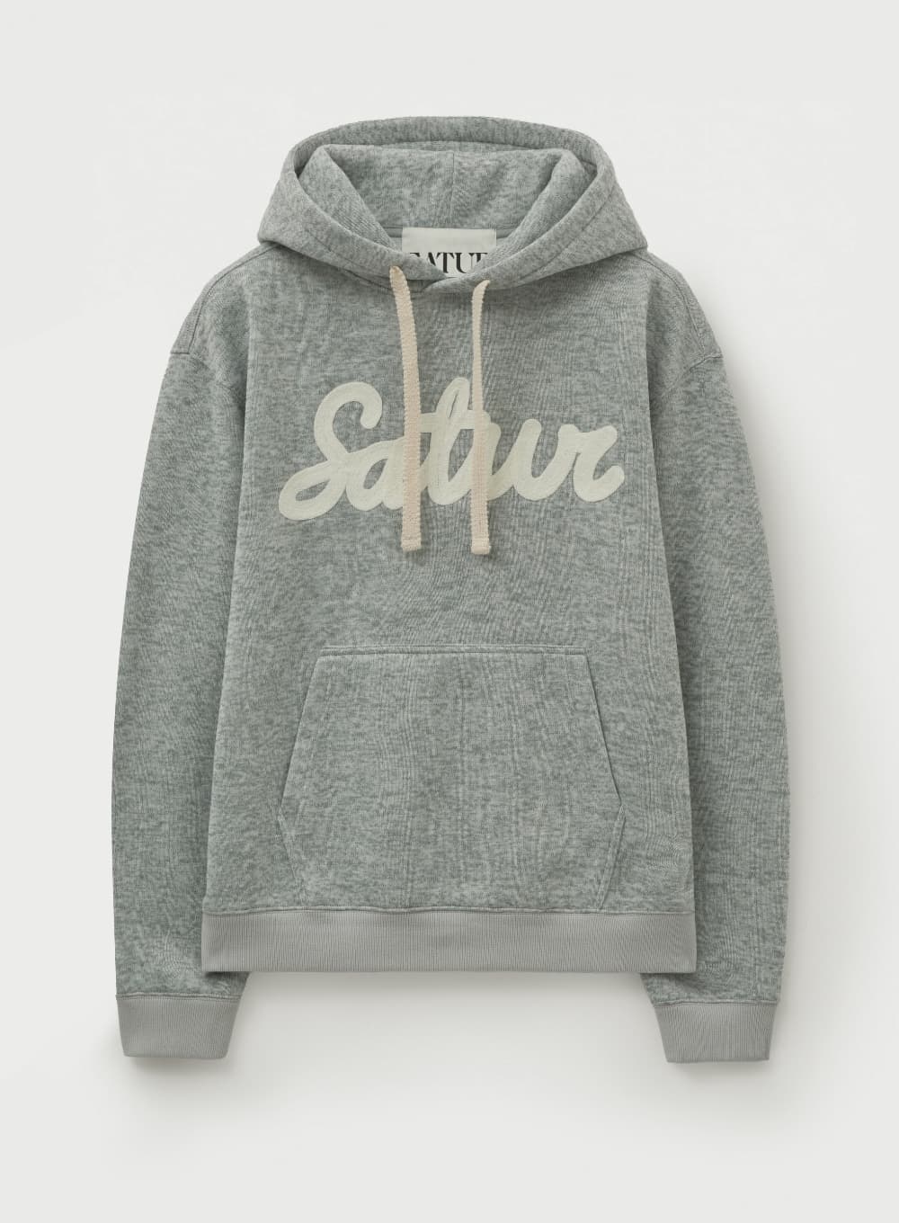 Lugo Heather Terry Hoodie - Sage Green