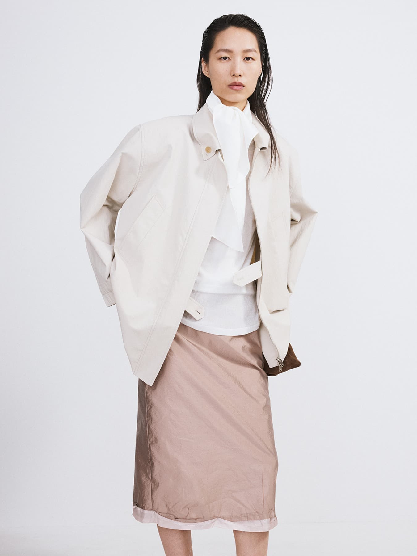 DETACHABLE PAD HUNTING COAT (ECRU)