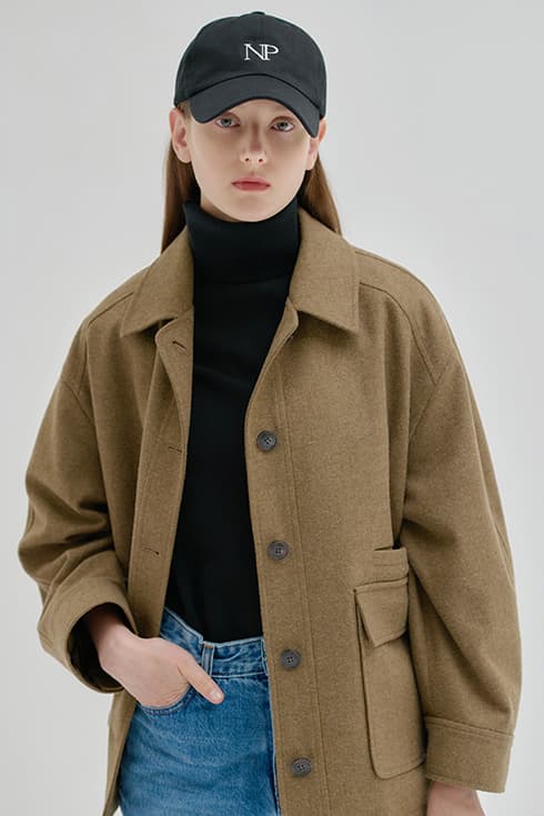 24FN wool field jacket [C/BR]