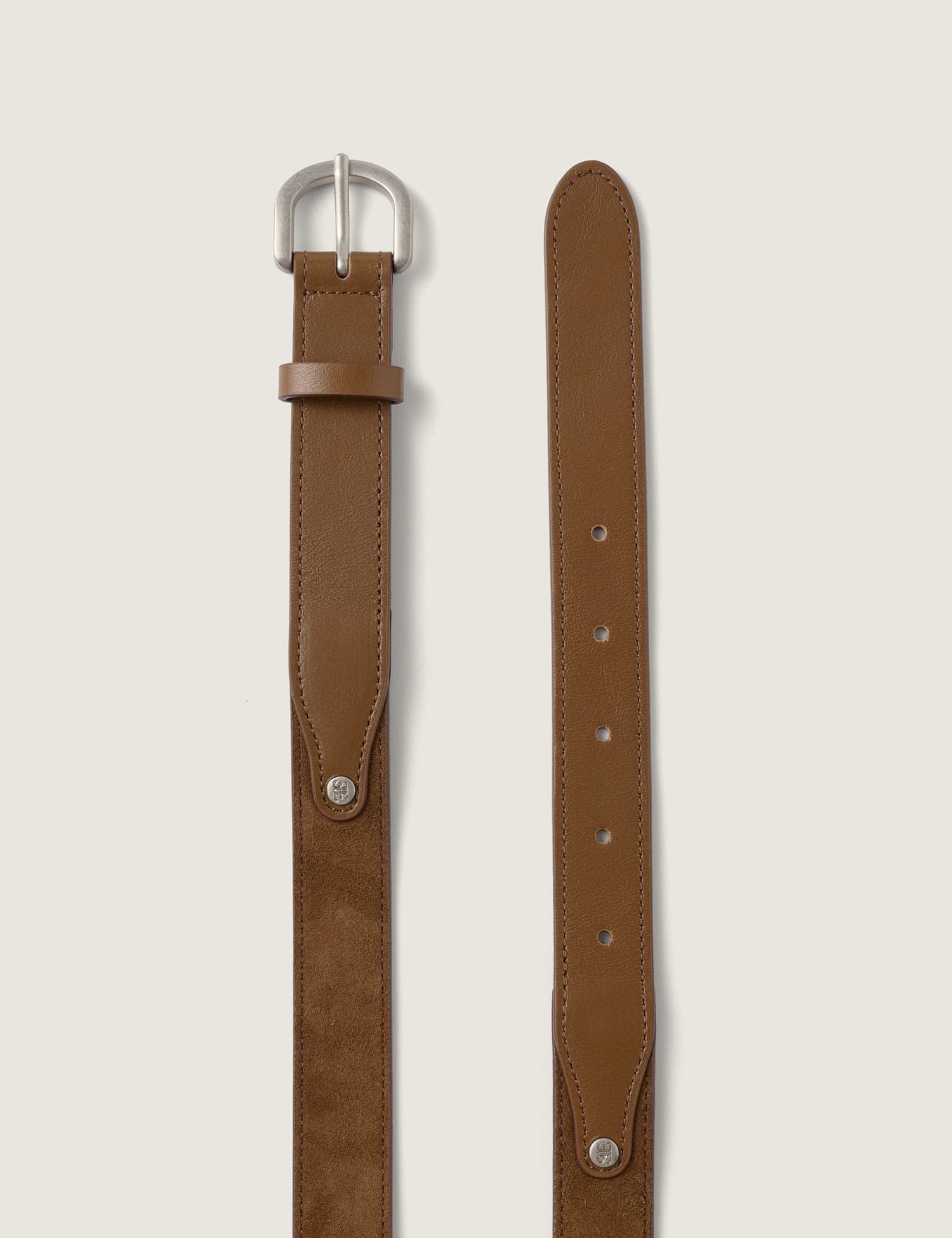 Suede Leather Belt (Espresso)