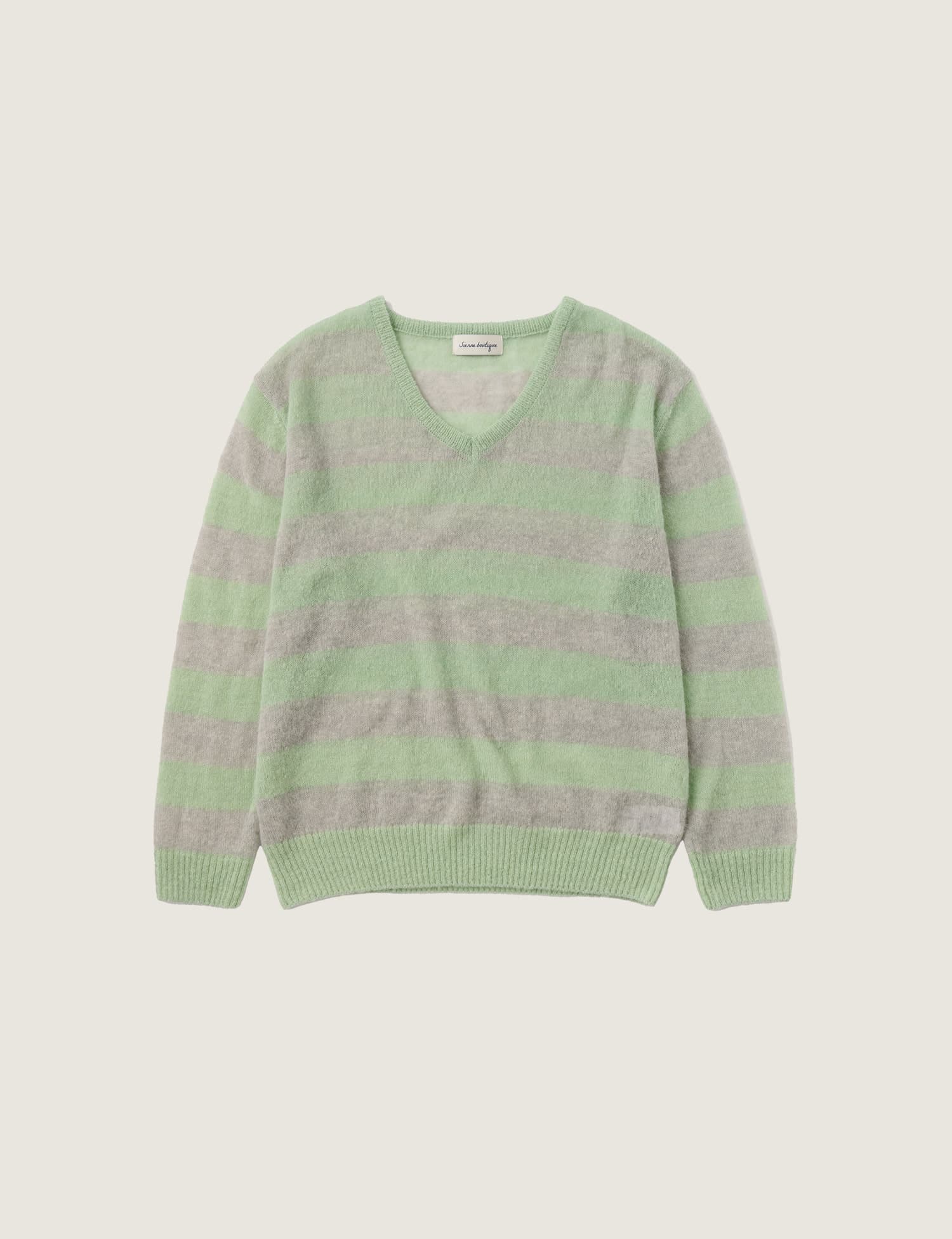 Pony Stripe Knit (Apple Mint)