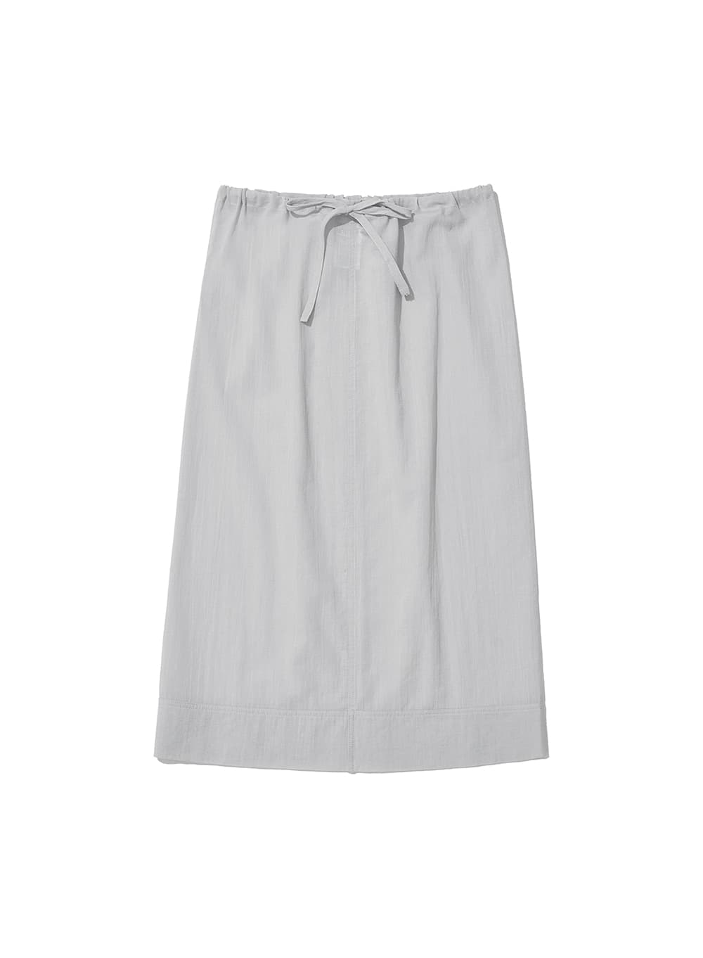 SHEER MIDI SKIRT_LIGHT GREY