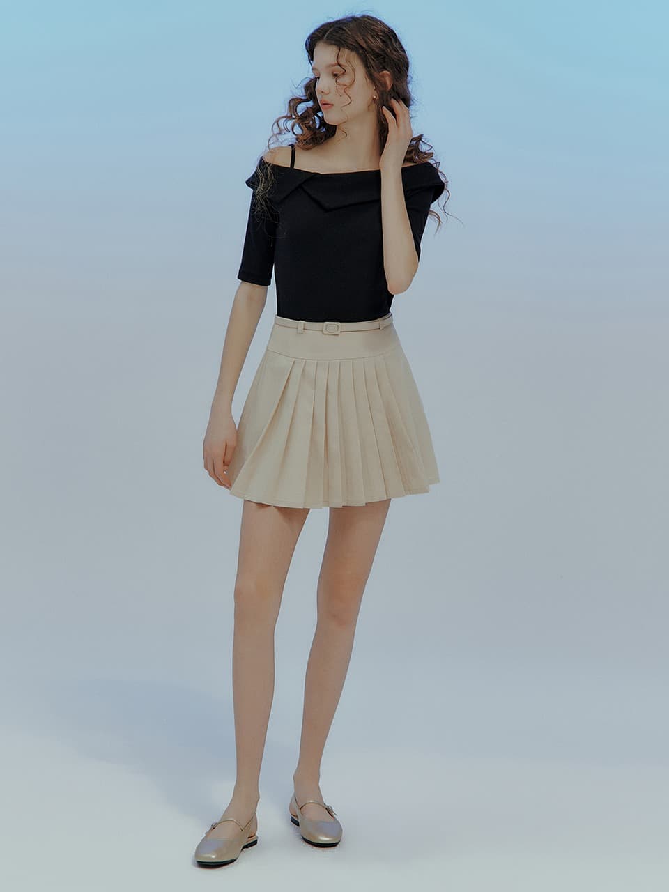 Kaisa pleated skirt