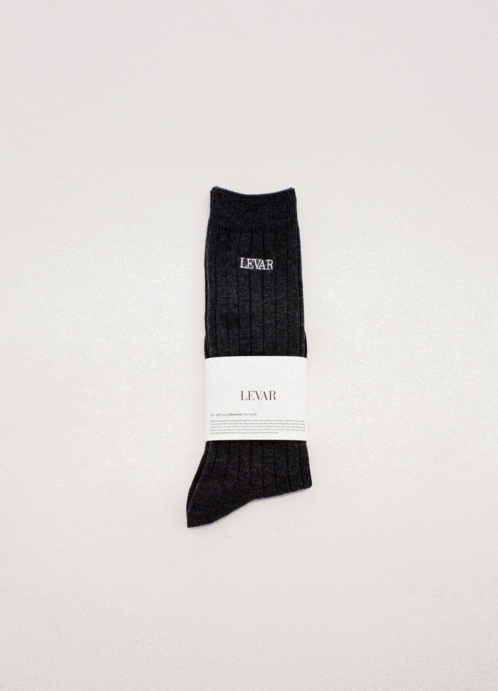 Levar Classic High Socks - Charcoal