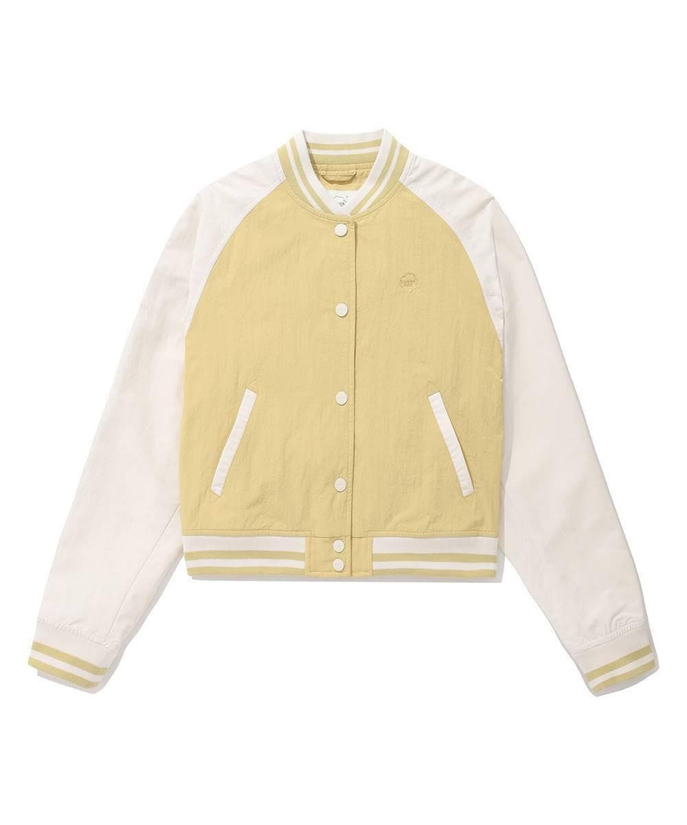 우먼 바시티 자켓 Light Yellow